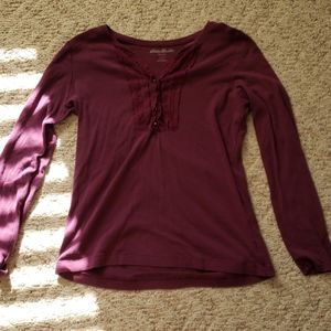 Eddie Bauer Maroon Shirt